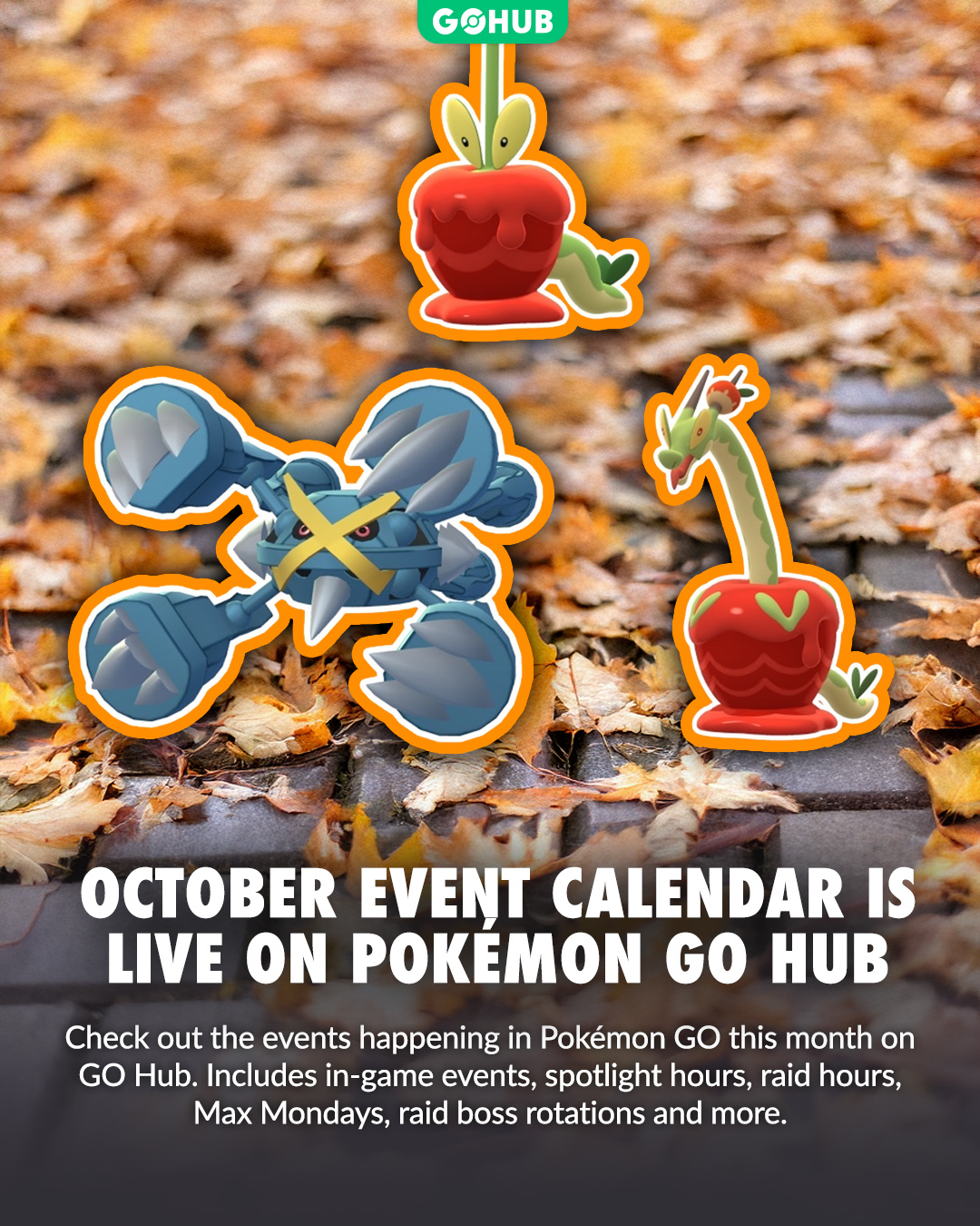 GO Hub - The Pokémon GO October 2025 events schedule is... | Facebook