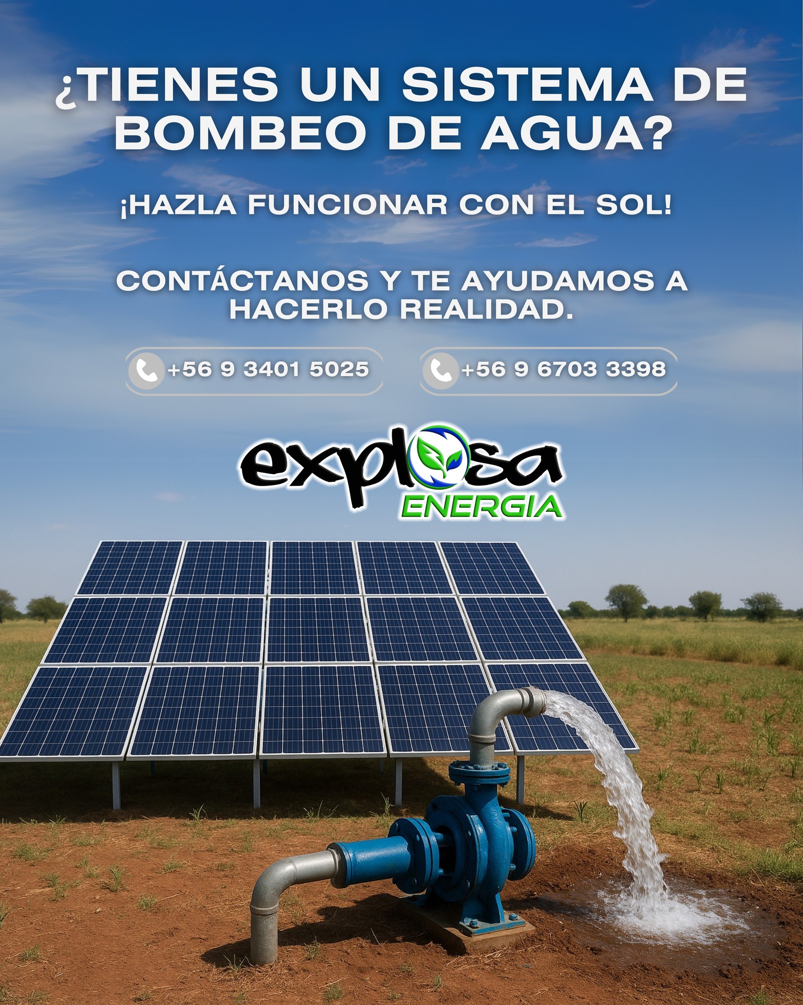 Explosa - 💧 ¿Tienes un sistema de bombeo de agua? ¡Hazlo funcionar con ...