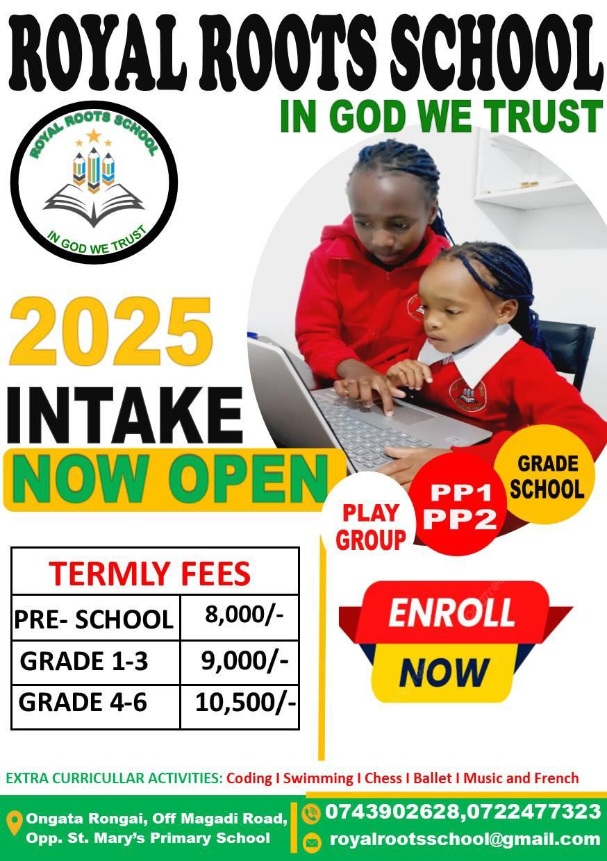 2026 Admissions ongoing! For... - Royal Roots School Rongai | Facebook