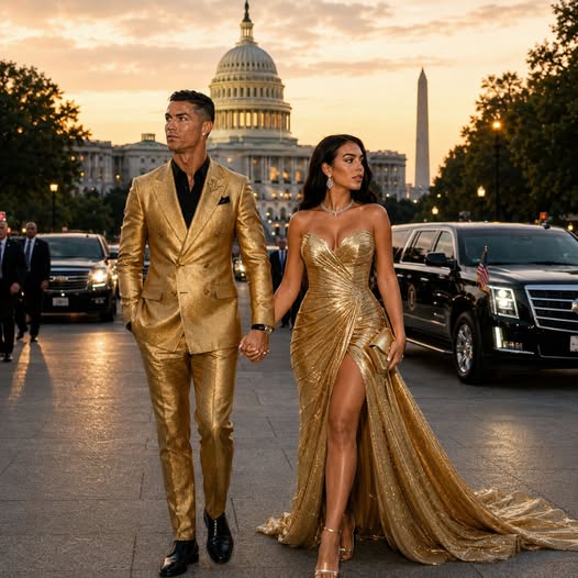ronaldo formal dress Cristiano and Georgina Rodriguez exude luxury in Washington D.C Sub_Category_Sharara_Set_Womenswear