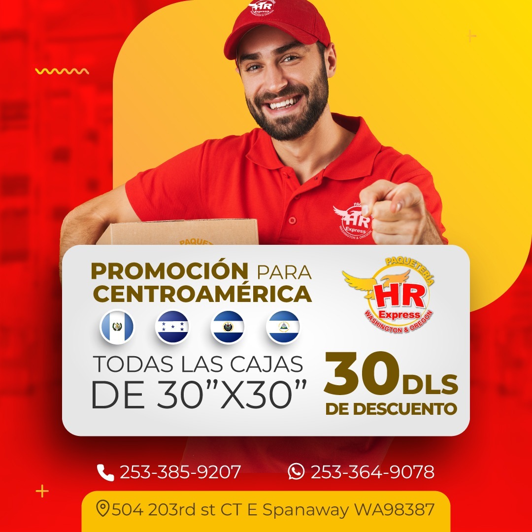 Paqueteria HR Express Washington - Oregon | Spanaway WA