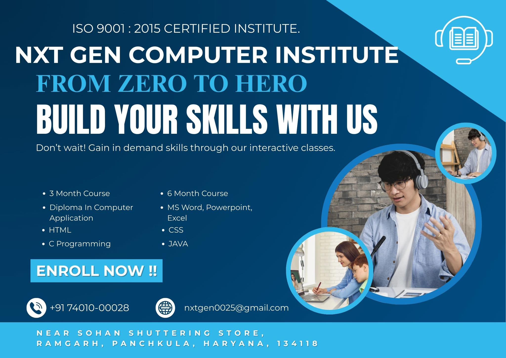 Nxt Gen Computer Institute | Panchkula
