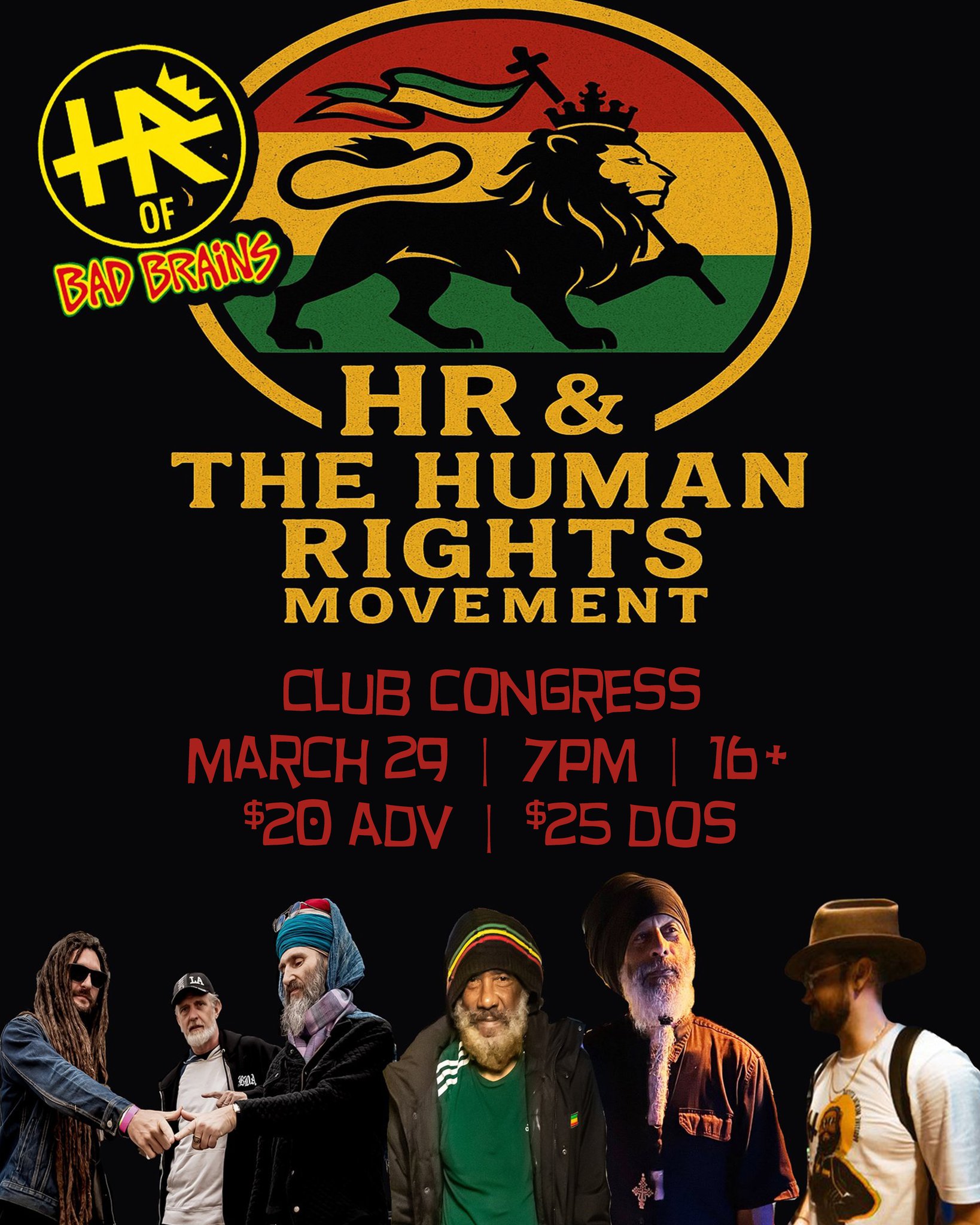 Club - Get ready for a truly special night as HR & The Human Rights ...
