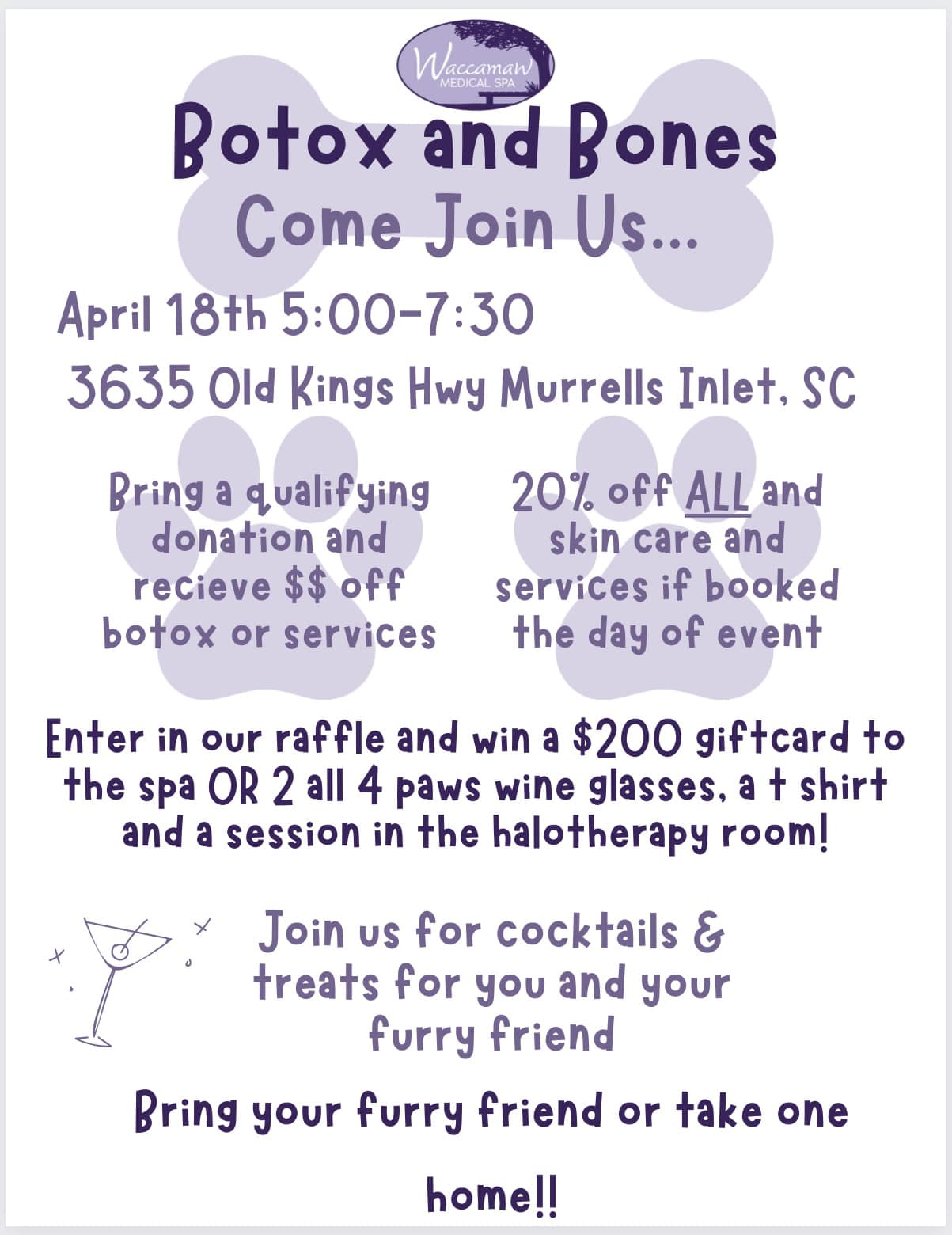 THIS THURSDAY! Come join us for a... - Waccamaw Medical Spa