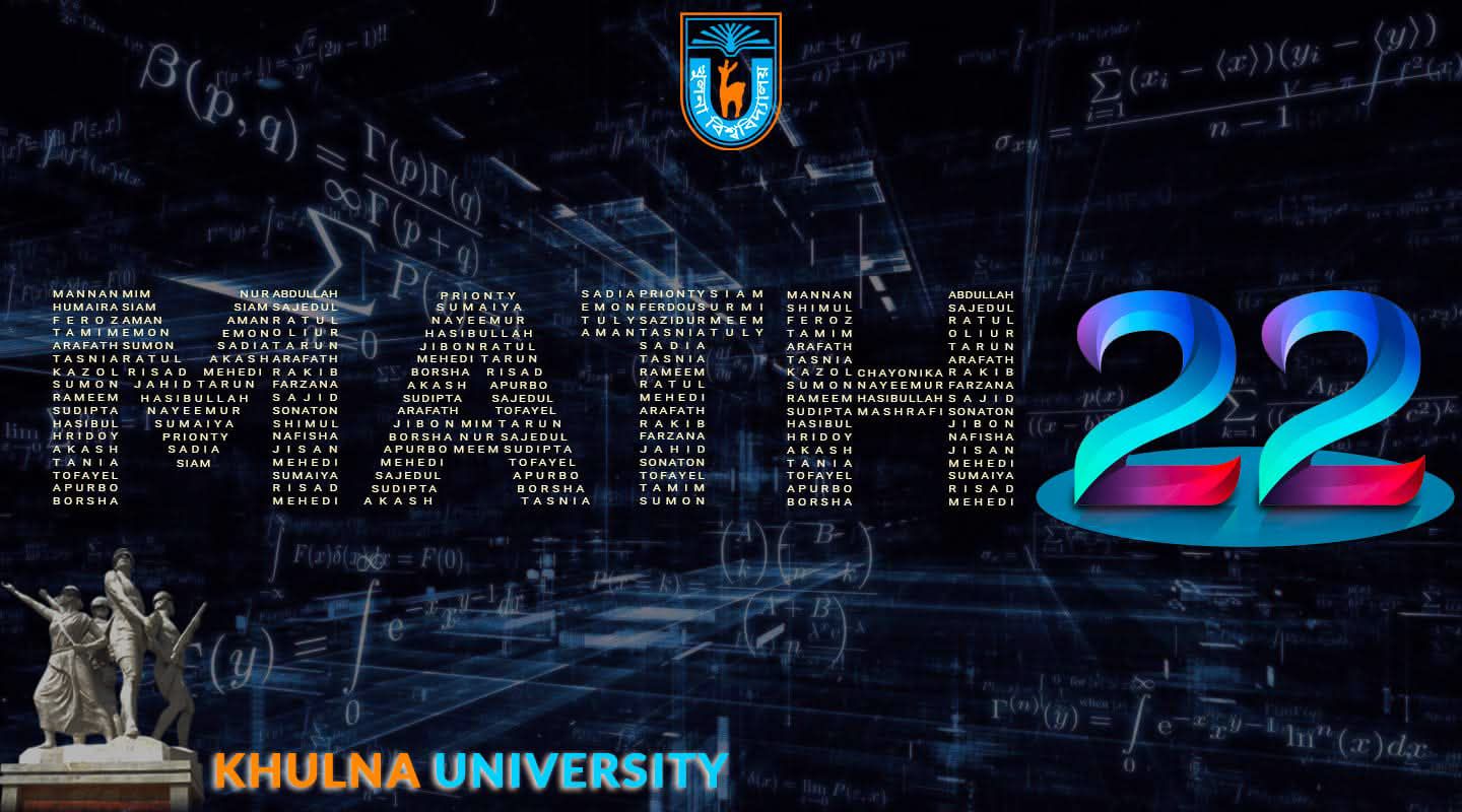 KU Mathematics '22 | Khulna