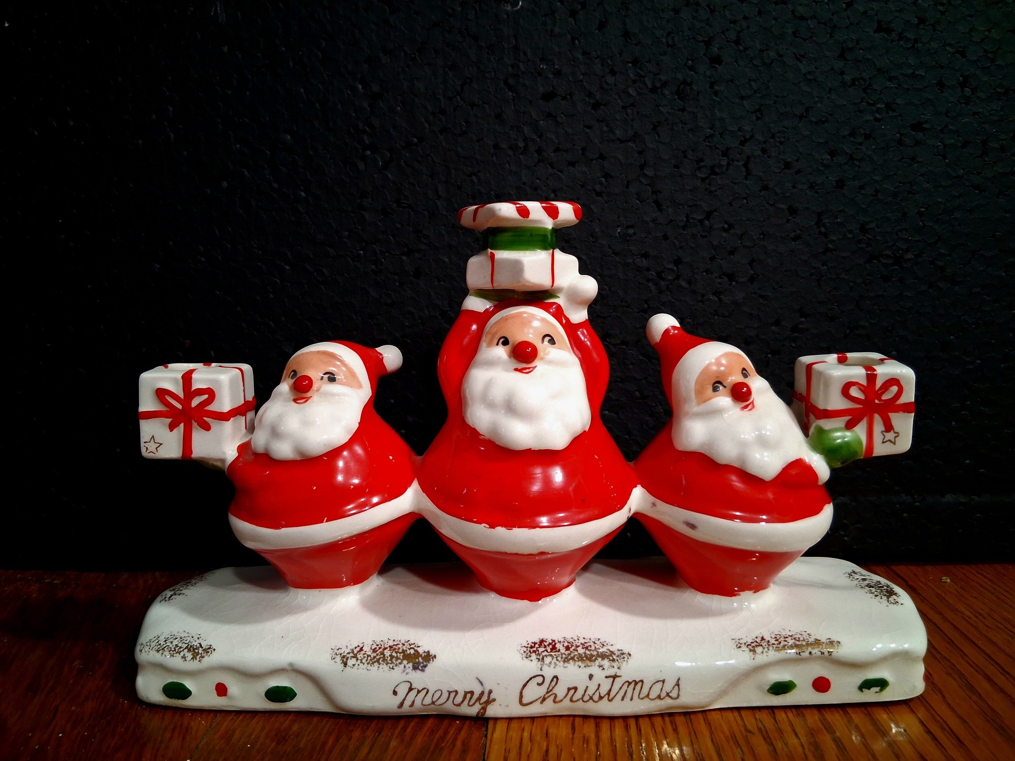 Festive Santa Claus planter from House of Lloyd, dated 1995. House