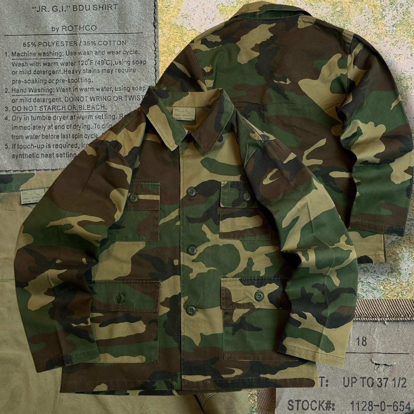 RIN - No.43/Ep.50 🏷️ Details : SHIRT ARMY COMBAT 🔍 รายละเอียด Size ️รอบ ...