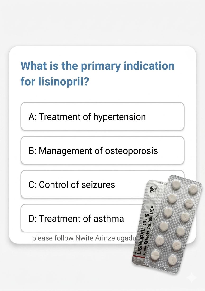 Taking lisinopril for blood pressure control?