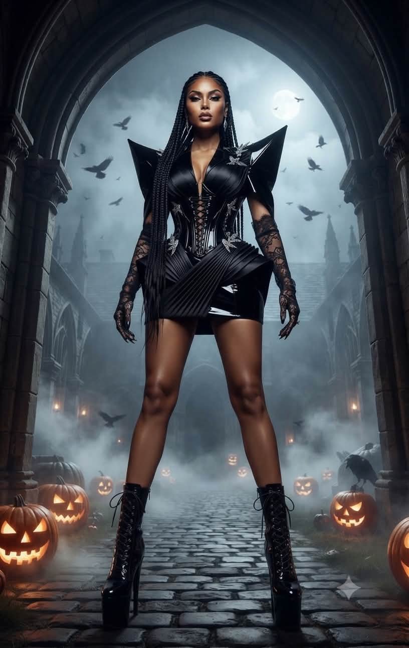 HALLOWEEN EDITION - Wednesday Addams: Dark Couture Heiress Prompt
