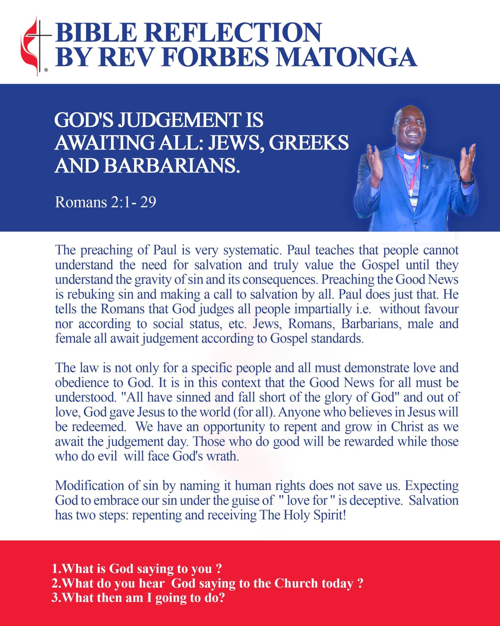 Rev - BIBLE REFLECTION : GOD'S JUDGEMENT IS AWAITING ALL : JEWS GREEKS ...