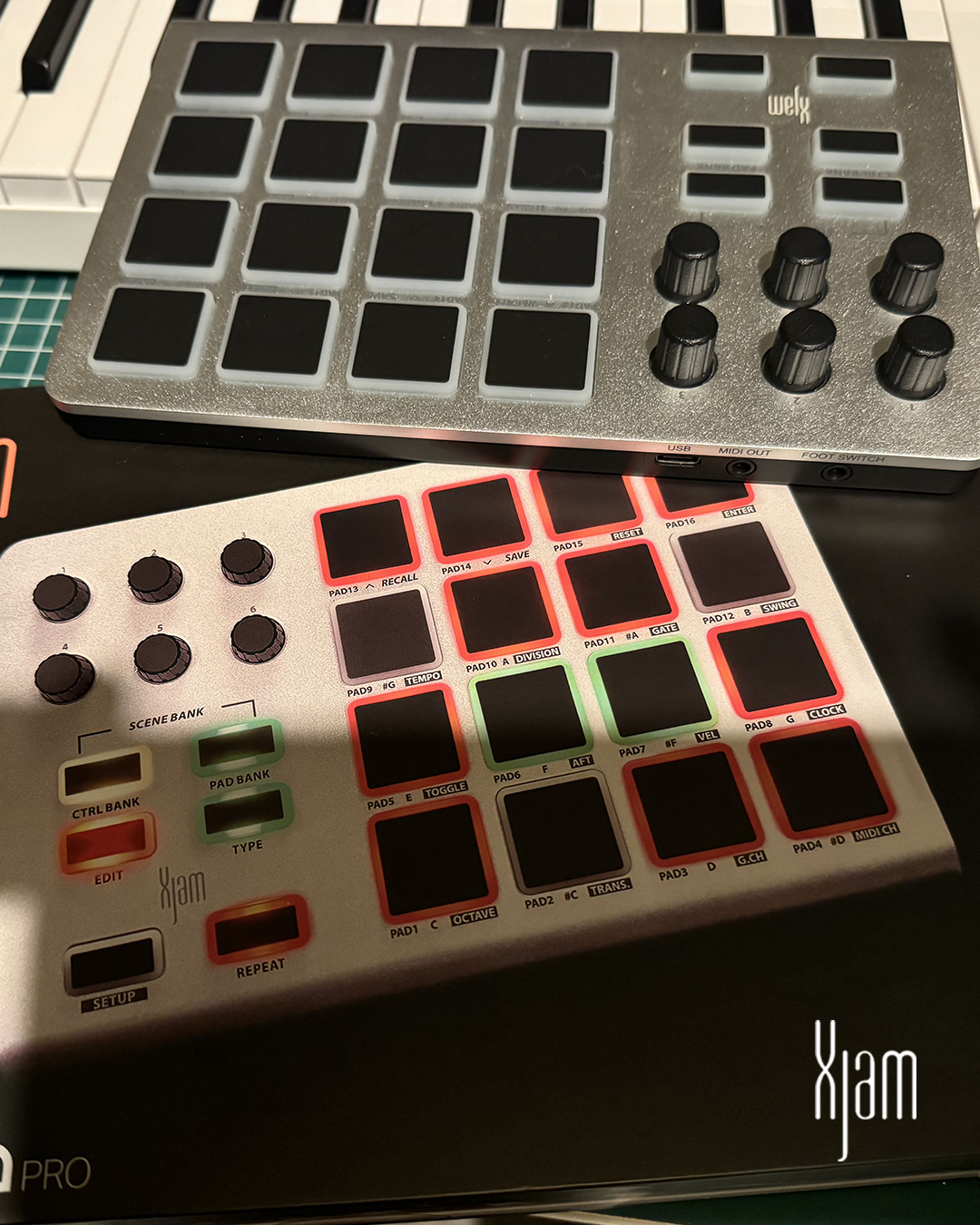 Xkey - Xjam MIDI Pad Controller! 🎧 Its sleek design and powerful ...