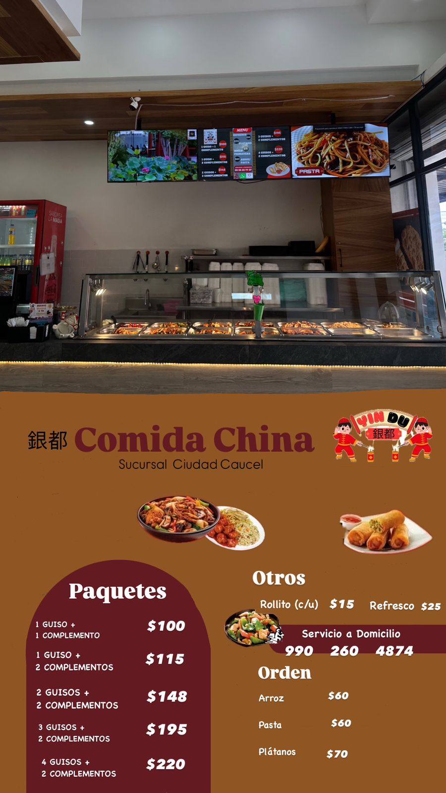Yindu comida china caucel | Mérida