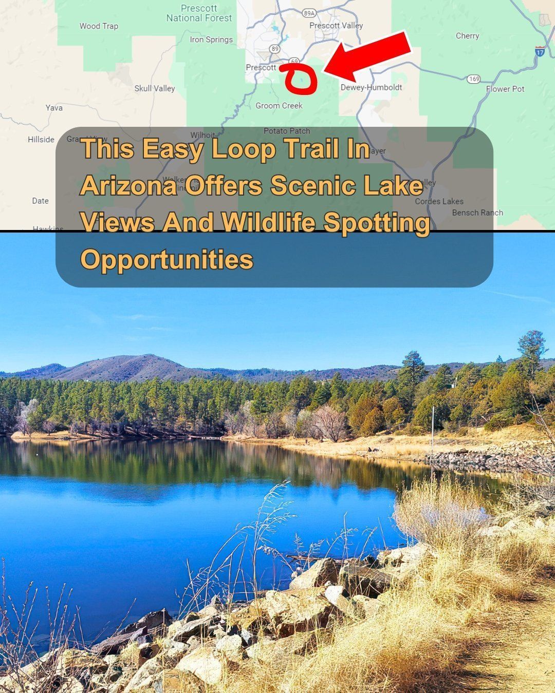 Arizona Family Destinations - This easy loop trail offers scenic lake ...