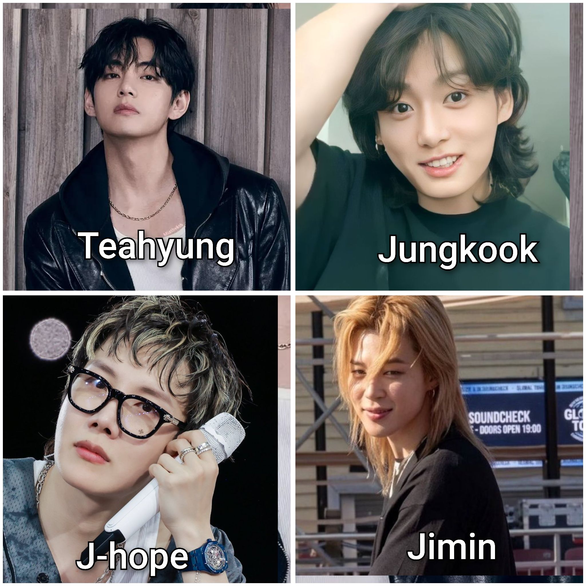Which BTS member was standing at your door?