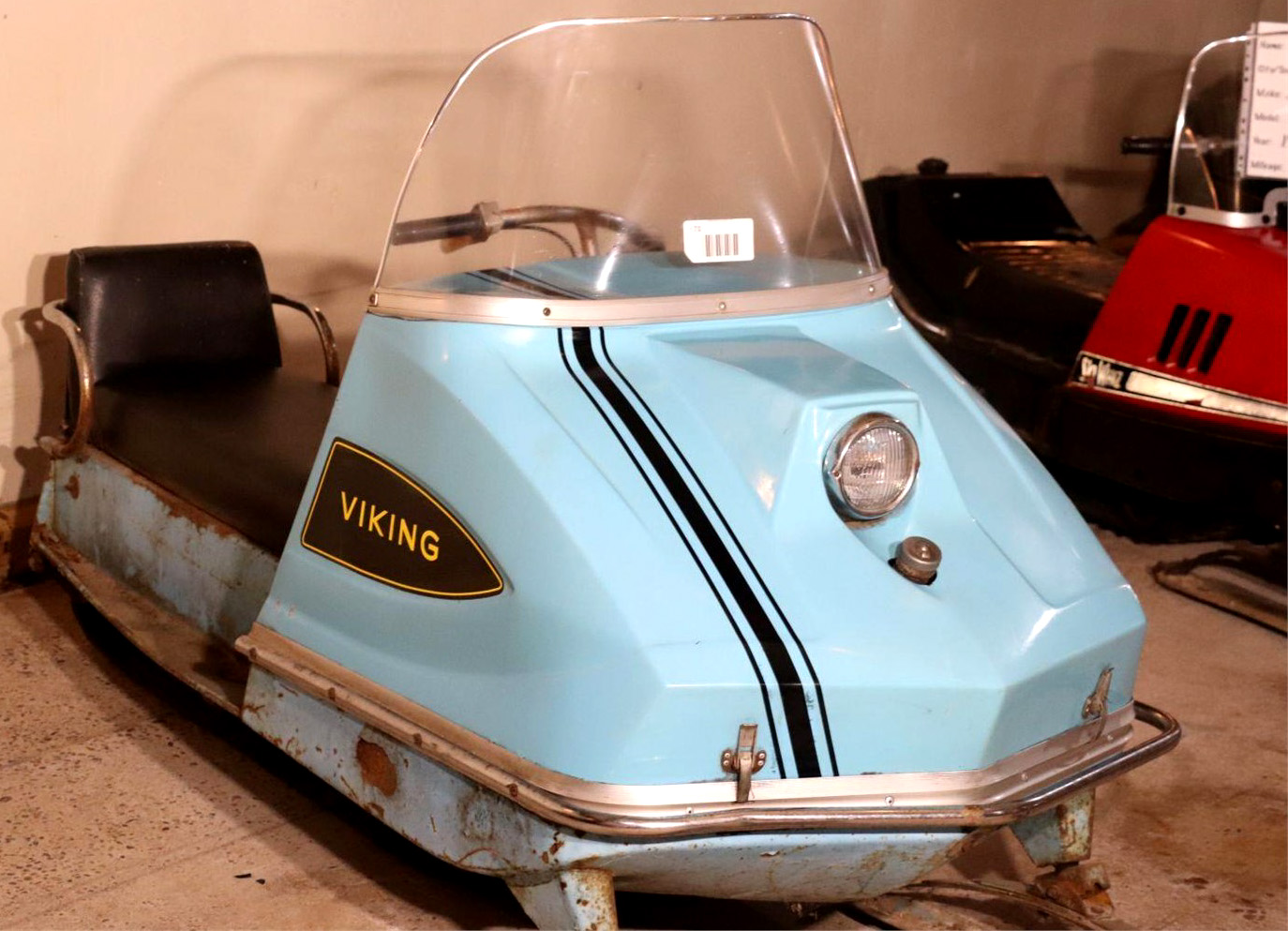 Eaton's Viking snowmobile on David's vintage site