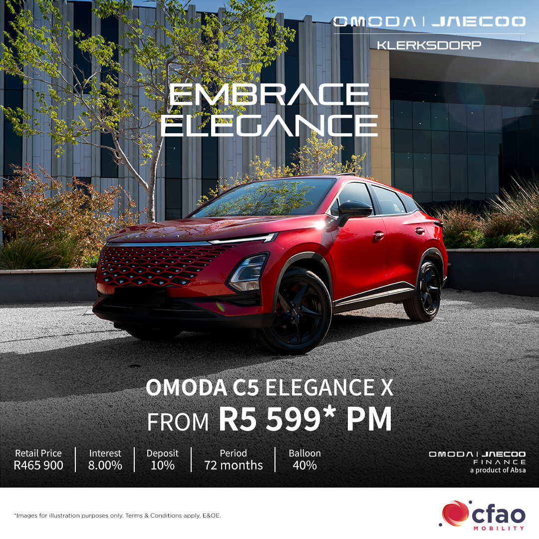 New OMODA C5 Elegance X from... - OMODA & Jaecoo Klerksdorp | Facebook