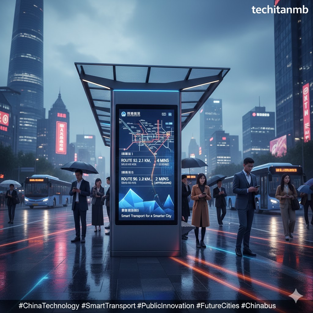 Mahender - 🚍 Breaking: China unveils smart bus stops with real-time GPS ...
