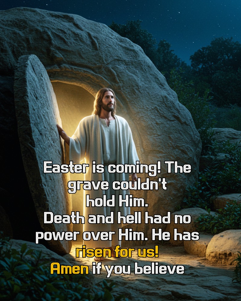 He is risen! Today we celebrate the resurrection of Jesus Christ