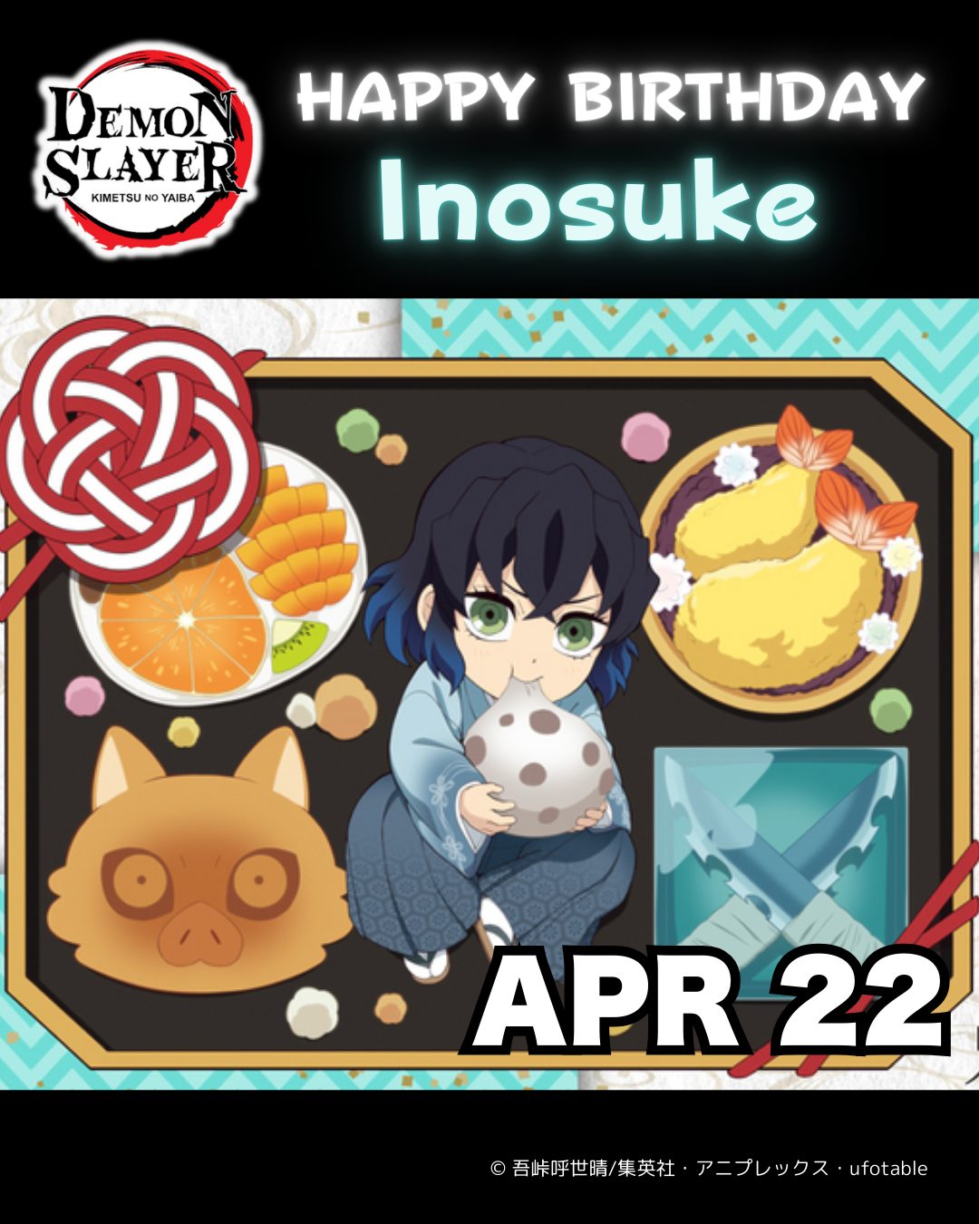 Japananimemall - 🎉🎂 Happy birthday to our favorite wild boar boy ...