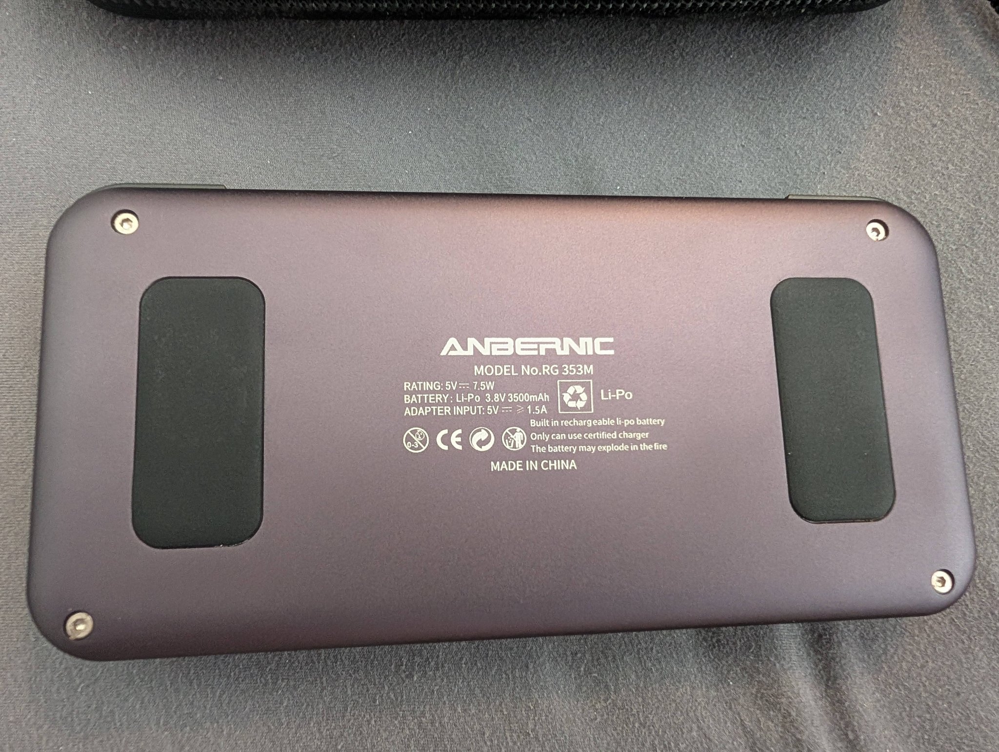 Anbernic RG353M Deep Purple handheld gaming console for sale