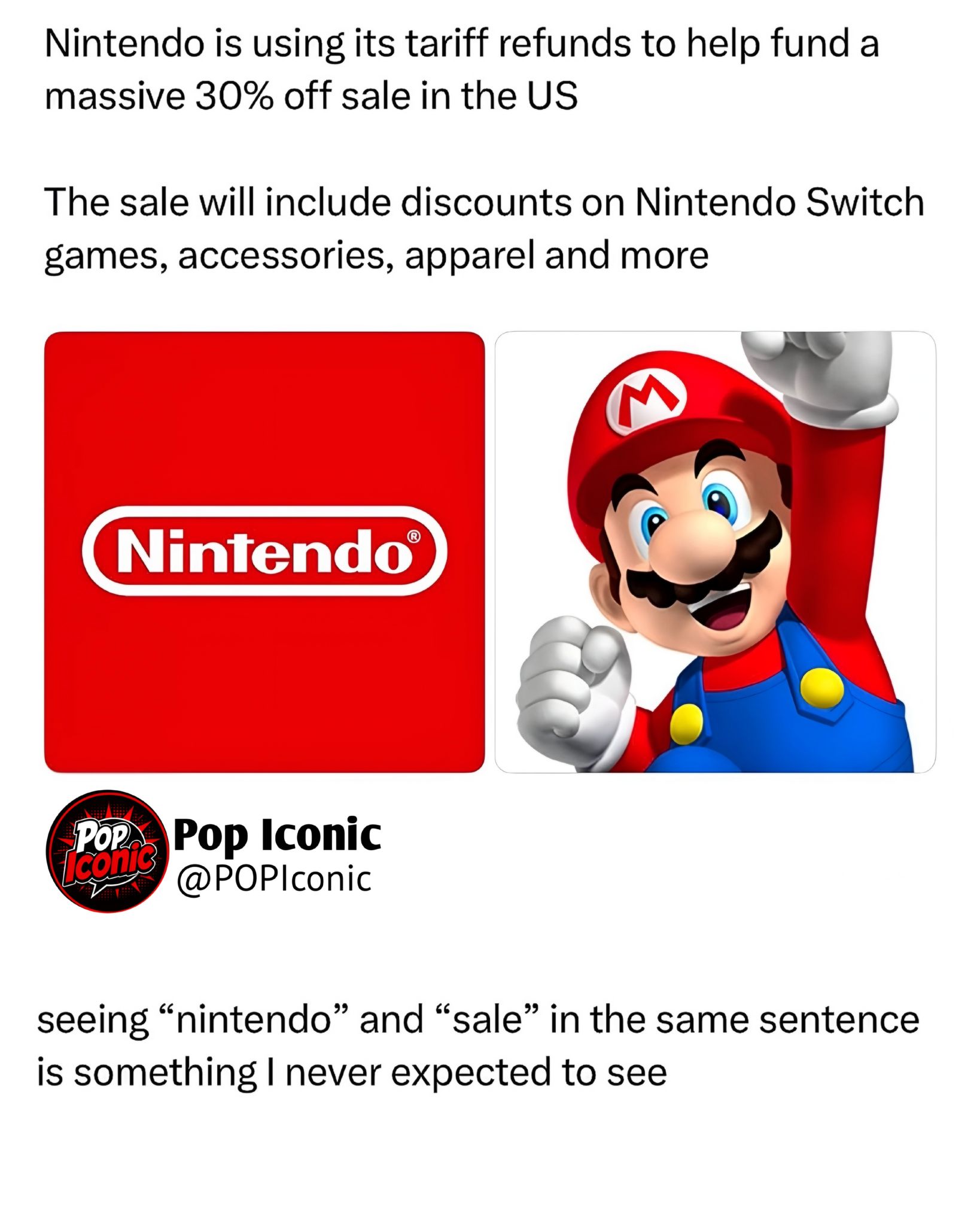 任天堂


 Wii U すぐに遊べる スポーツプレミアムセット Nintendo US Customer Appreciation Sale Offers 30% Off Switch Games