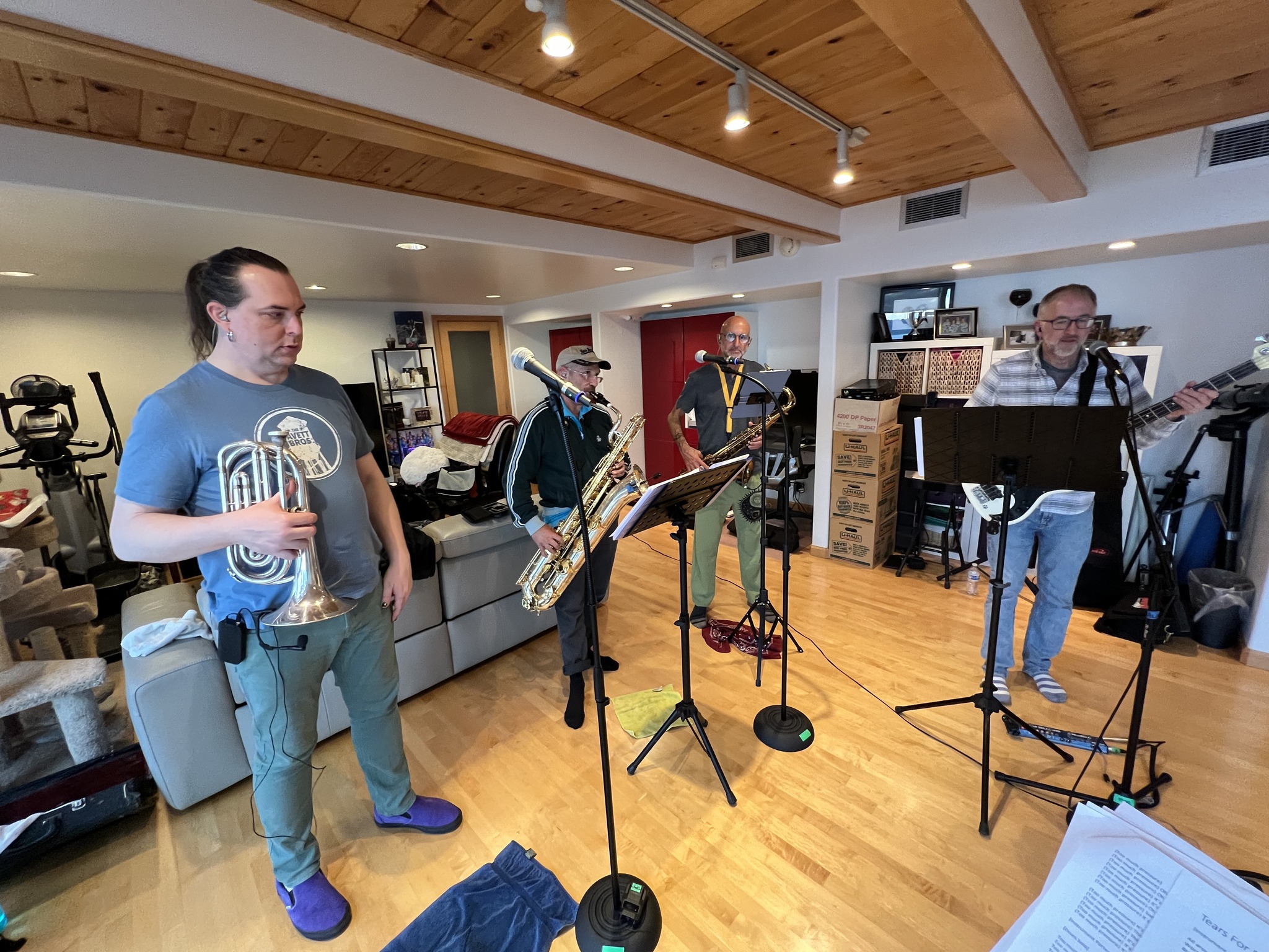 Good On Toast - Our first rehearsal with new tenor sax... | Facebook