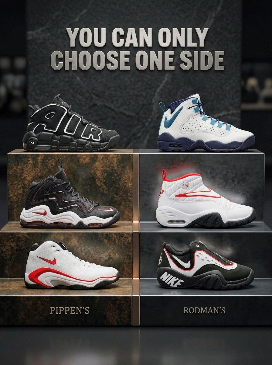 1991, Scottie in the Nike Air flight Lite! 
