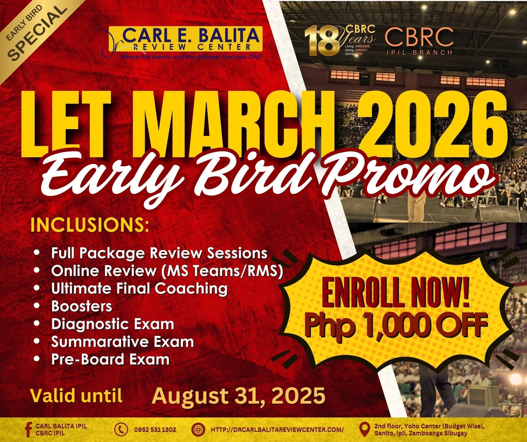 CBRC Pagadian - Calling all MARCH 2026 LET TAKERS! ... | Facebook