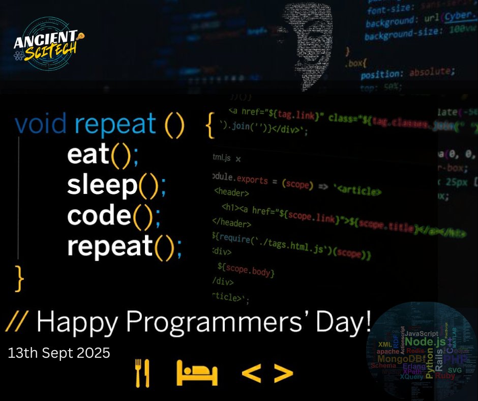 Ancient SciTech - 💻 Happy Programmers’ Day! Celebrated... | Facebook