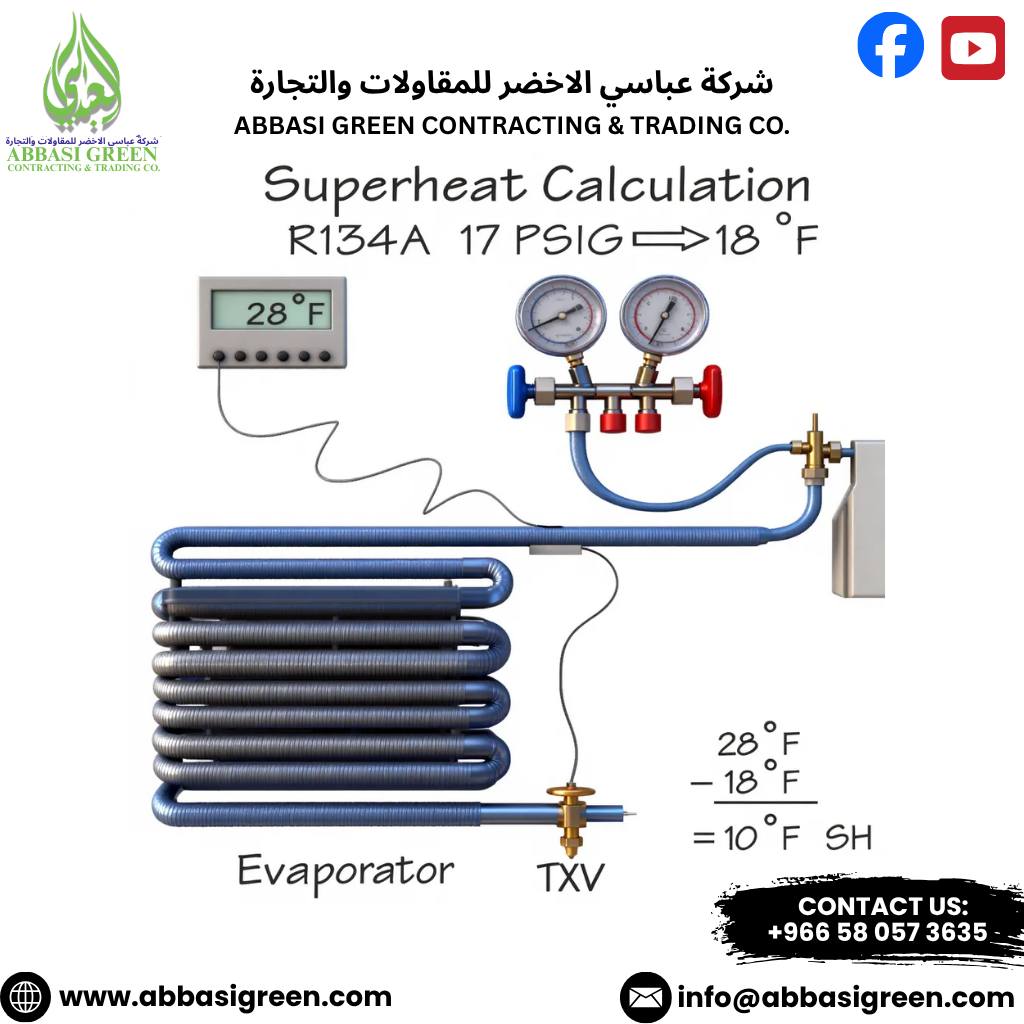 Abbasi - Calculation is correct. Steps and notes: Read suction pressure ...