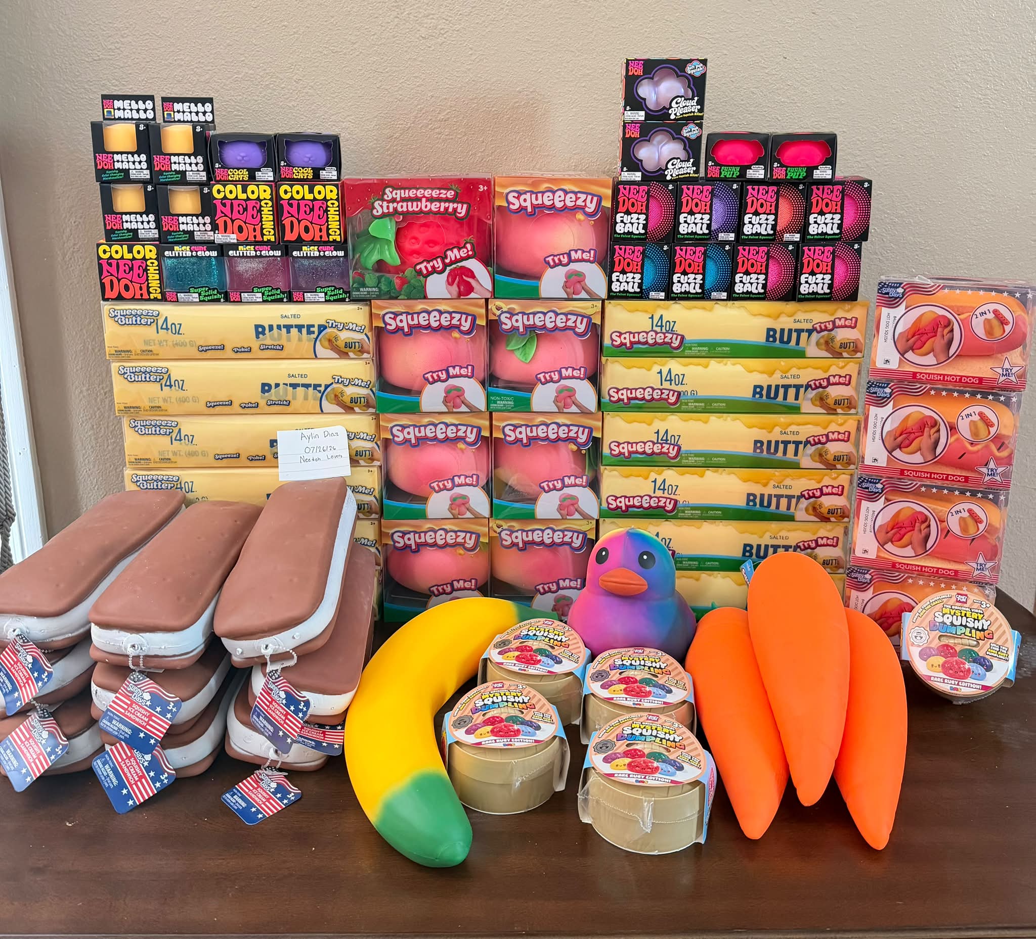 NEEDOH NOODLIES SQUISHY TOYS 🩷 These are available!! My sister