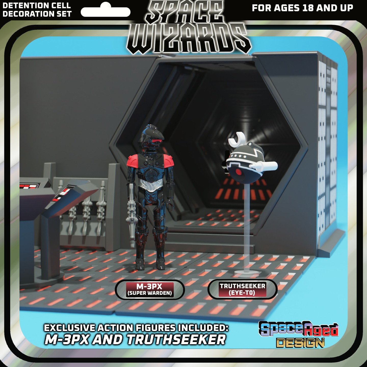 Décors De Figurines Space Knights - Drakes Anvil Wardens (x10) - Imprimés 3D Artisanaux