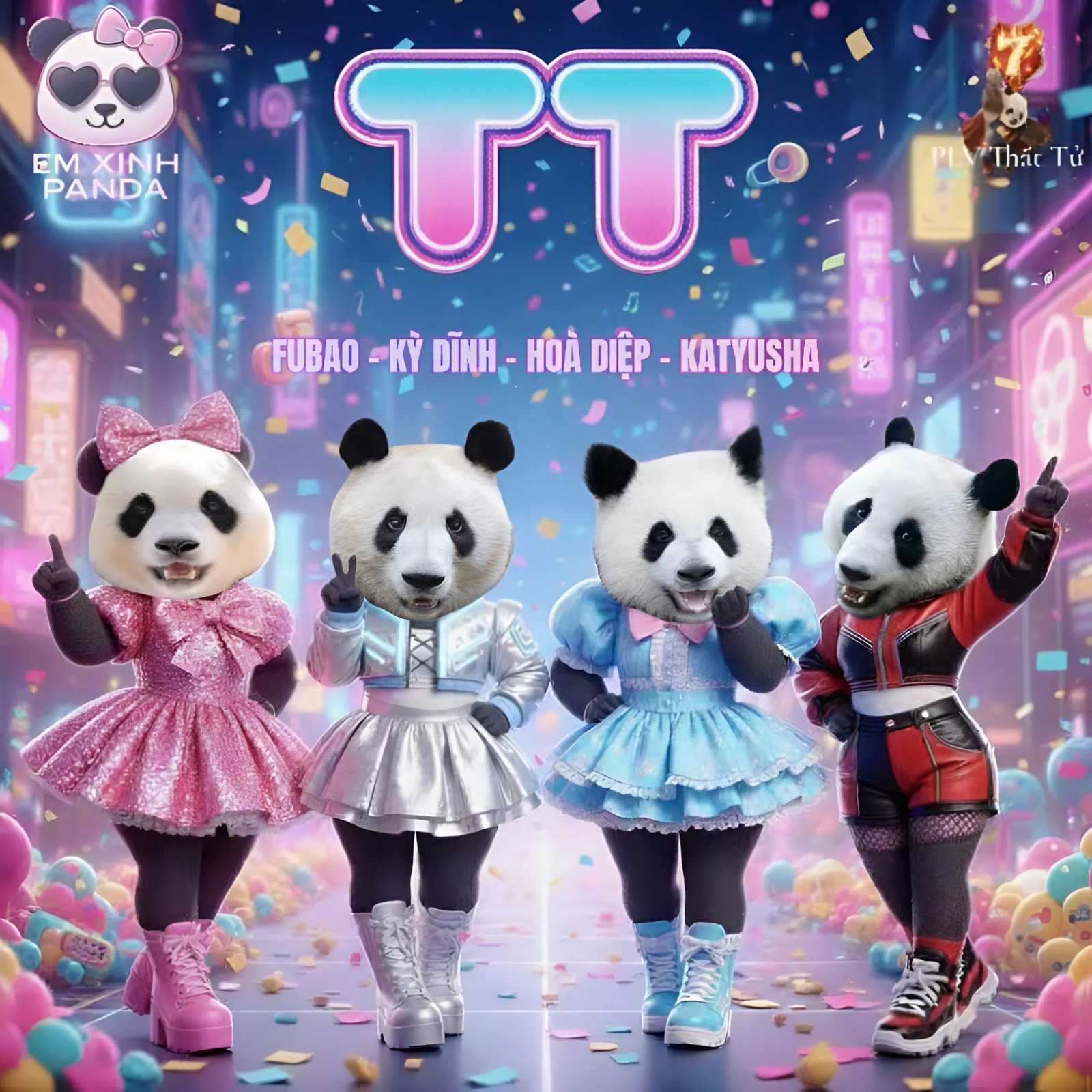 PLV - CHÍNH THỨC CÔNG BỐ ~ 🔥 CÔNG DIỄN 3 🔥 11 Em Xinh Panda chia thành ...