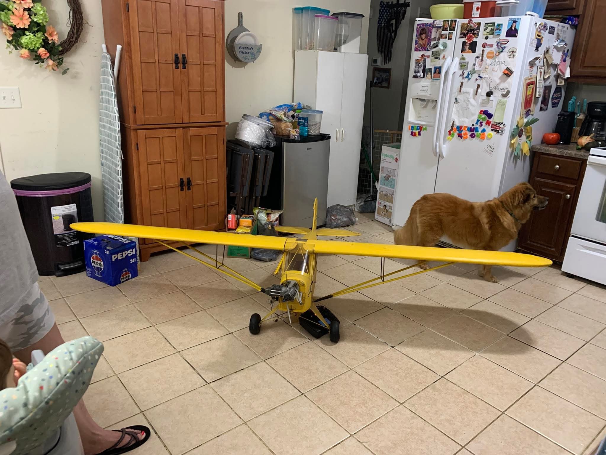 Is a DLE 20cc engine enough for a Sig 25% Piper Cub J3?