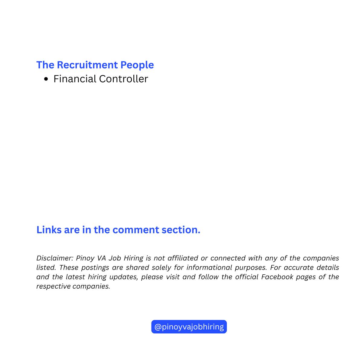 Pinoy - Financial Controller 🔗 https://www.facebook.com/share/p ...