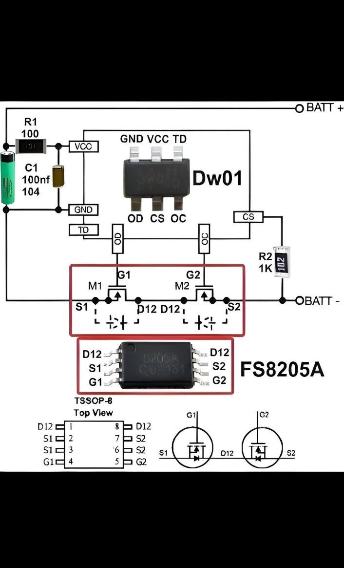 SMD DW01A SOT-23-6 Lithium Battery Protection IC At Best Price In New Delhi