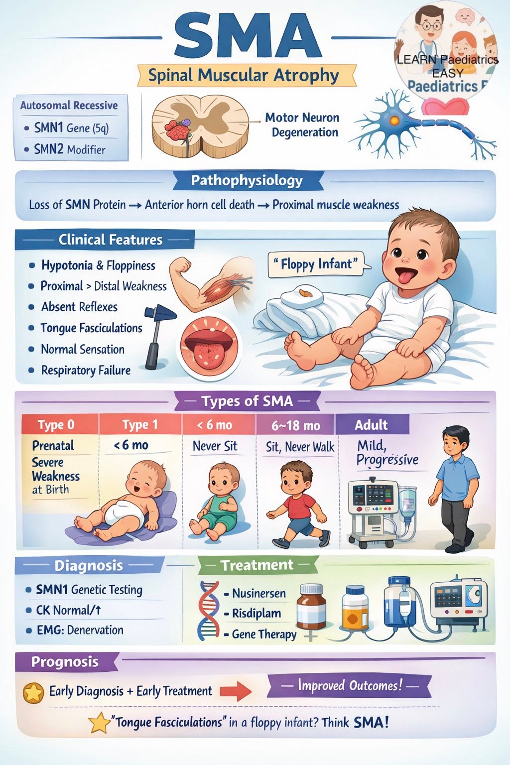 LEARN - SMA – Spinal Muscular Atrophy : What it is ? Spinal muscular ...