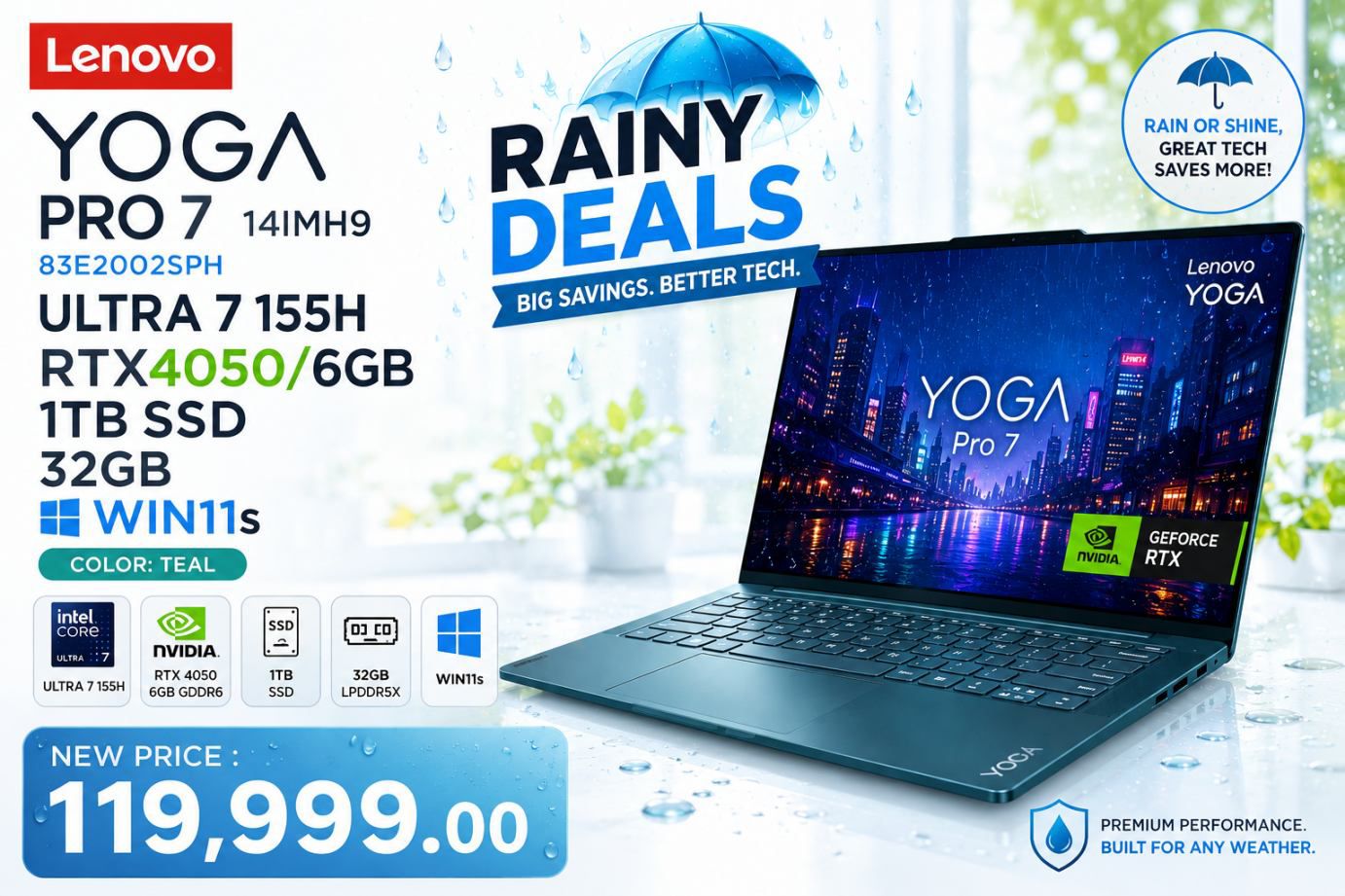 ? **LENOVO YOGA PRO 7 14IMH9 — Power Meets Portability**