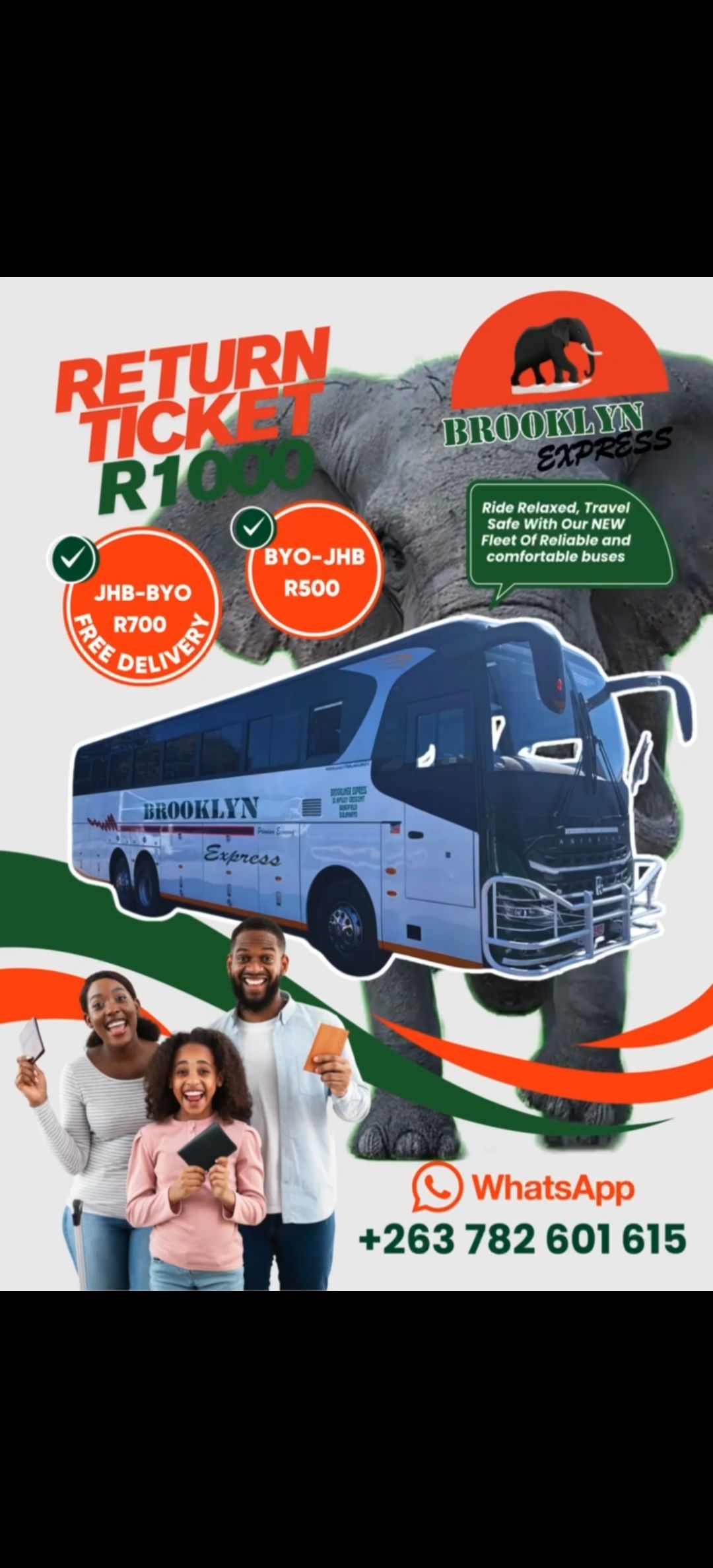 cross border bus transporting goods and passengers from jhb to mutare ...