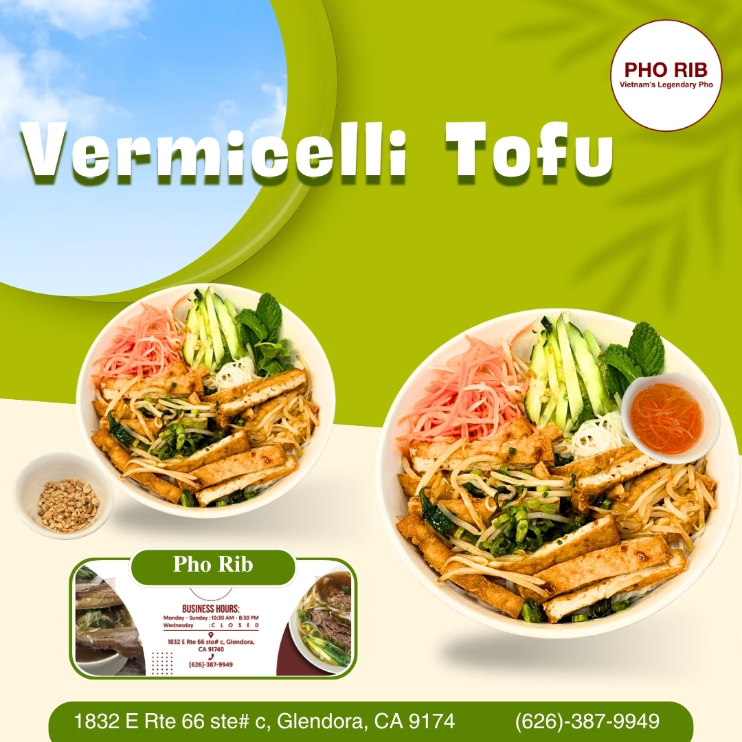 Vermicelli tofu at Pho Rib