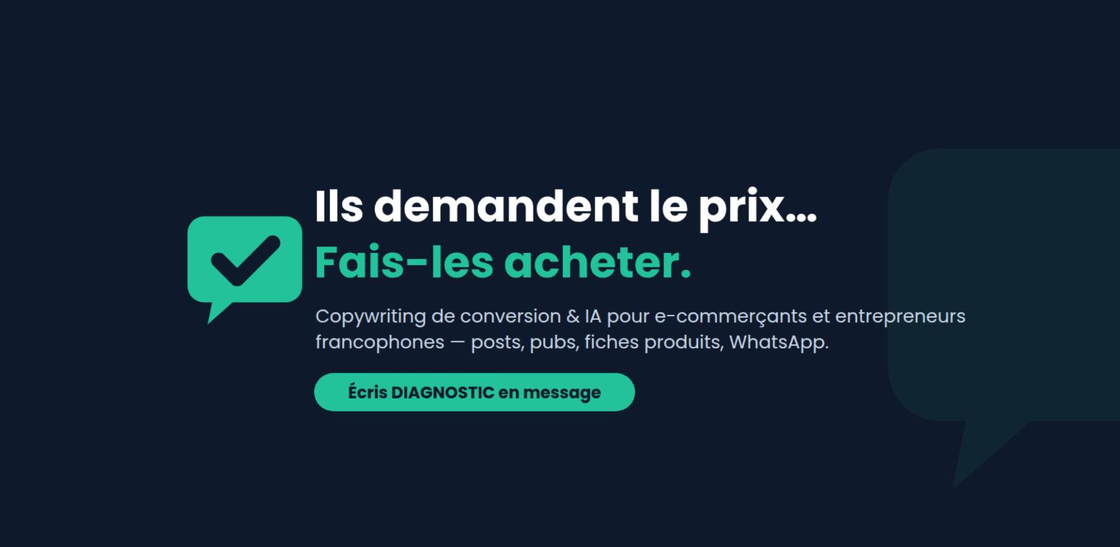 Madal'ads - Copywriting de conversion