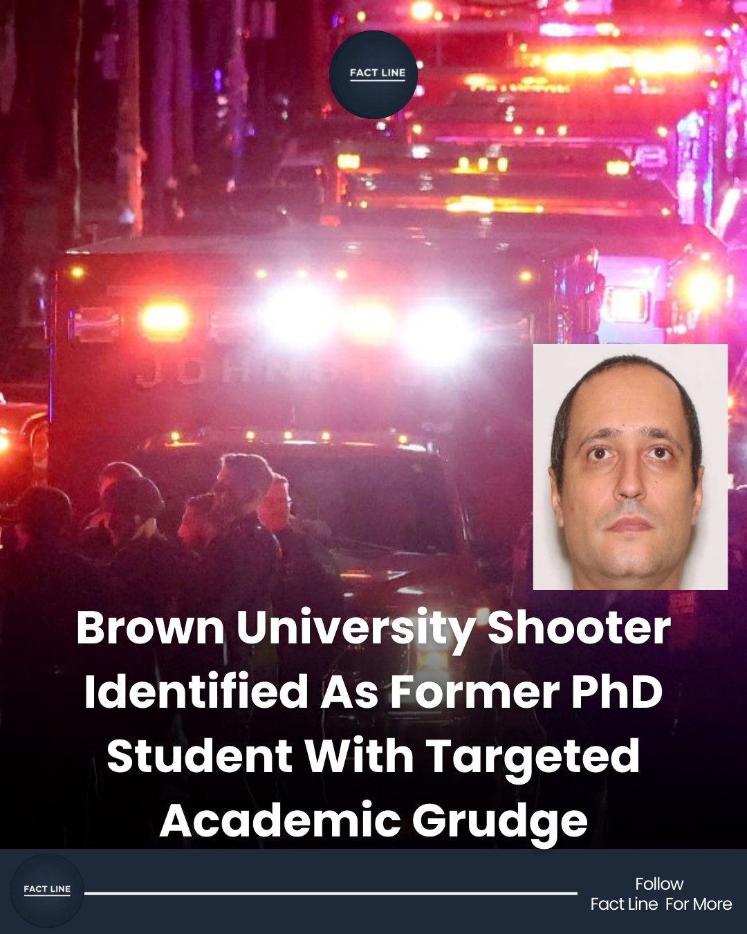Fact - Authorities revealed the gunman behind the deadly Brown ...