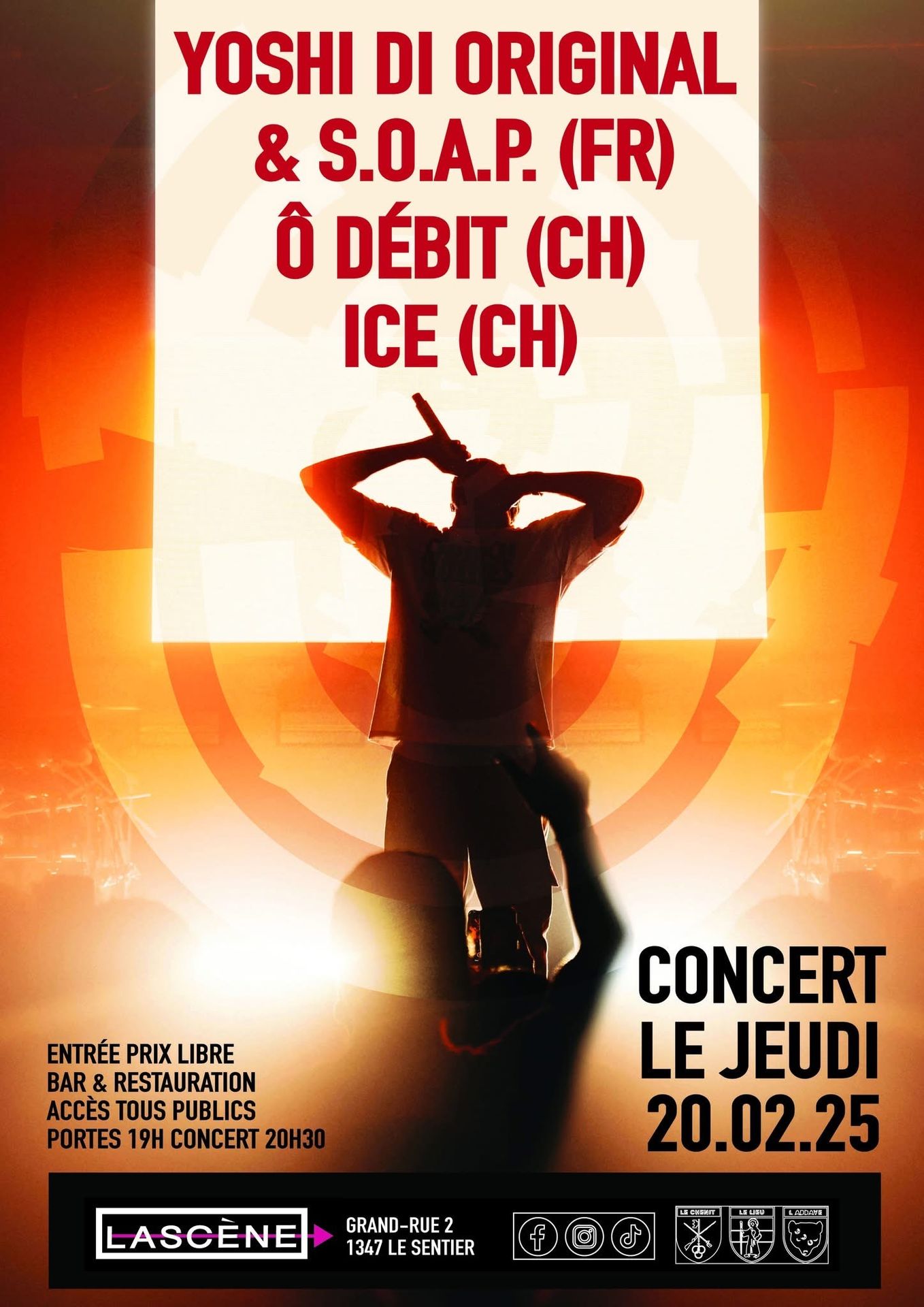 Commune Du Chenit - 🎤 Concert exceptionnel le 20 février ! Yoshi Di ...