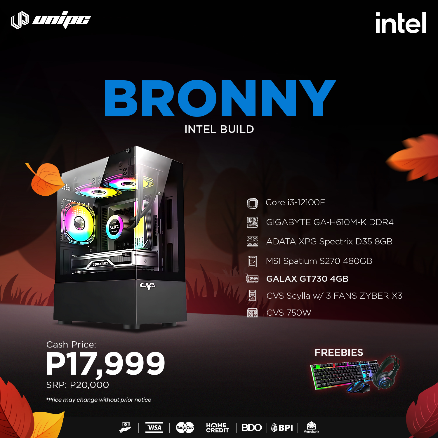 UniPC - Kung tipid at solid performance ang hanap mo, BRONNY is here ...