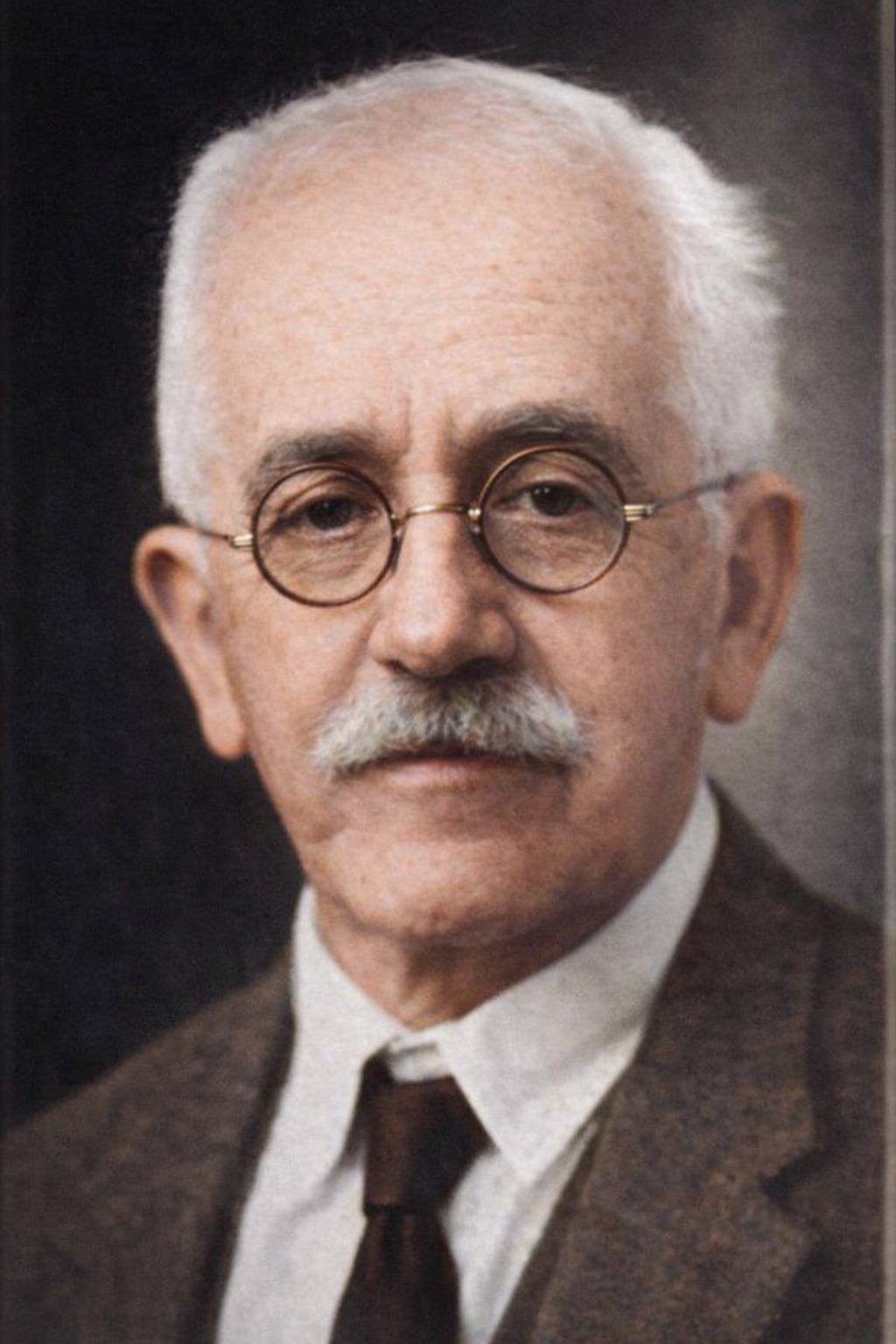 Historic - This colorized photograph shows early 20th-century physician ...