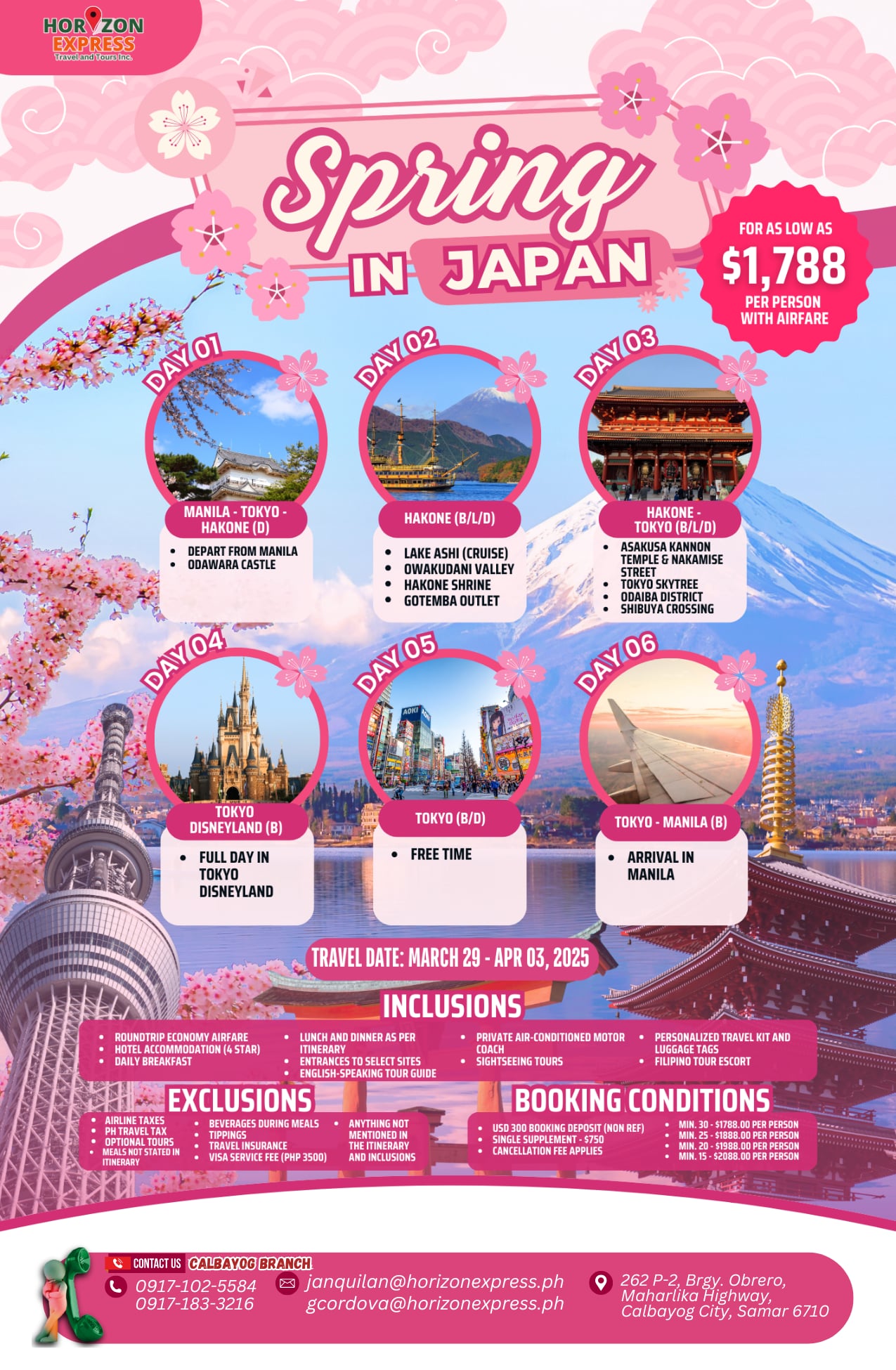 Horizon - 🌸 Experience the Beauty of Spring in Japan! 🌸 Join us from ...