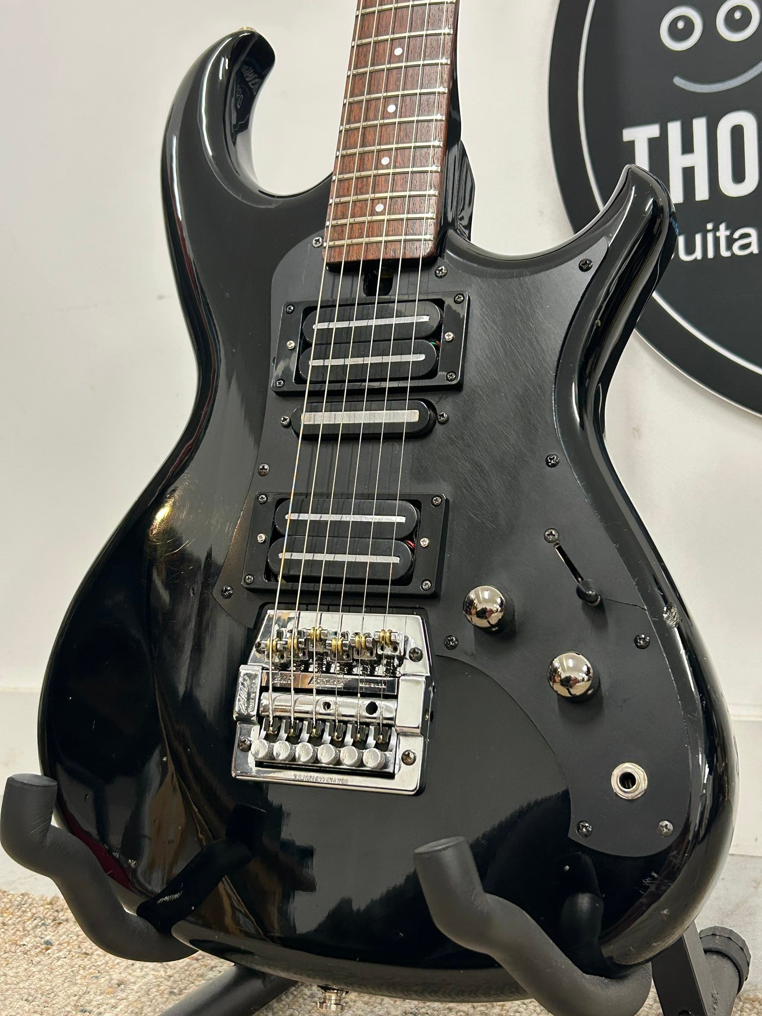 1980s Aria Pro II RS Road Warrior with Kahler bridge