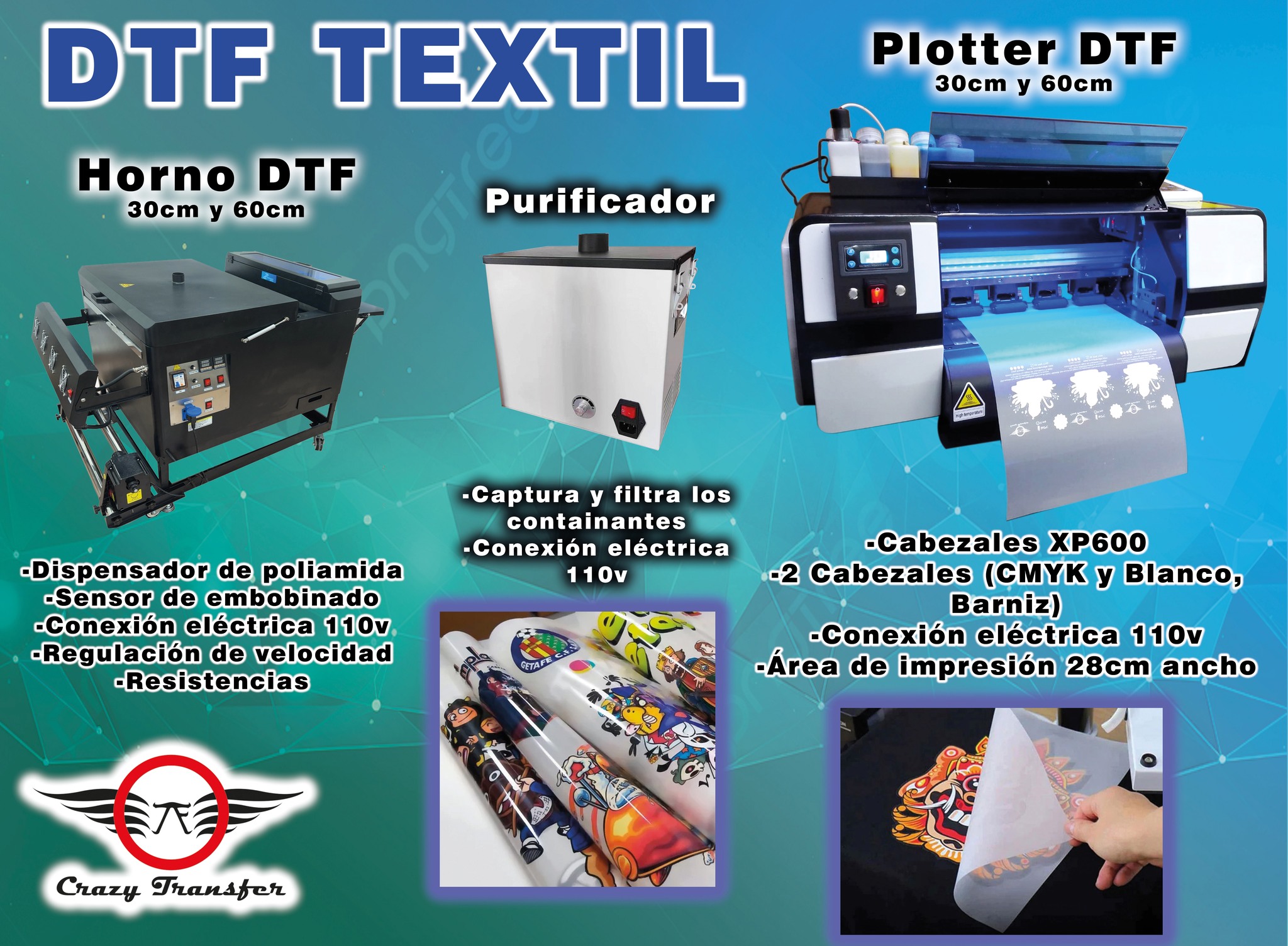 Crazy - Ya conoces nuestro plotter de DTF TEXTIL tenemos este modelo en ...