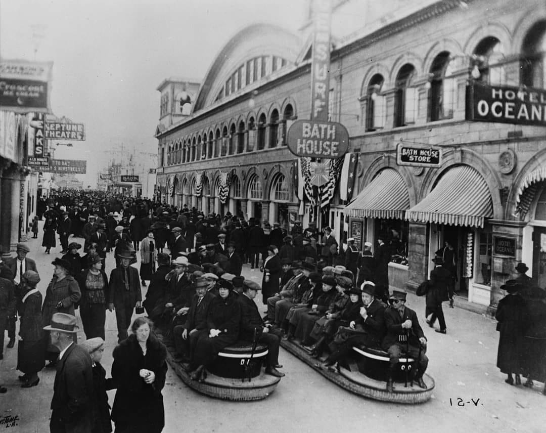 Lot De 8 Négatifs Photos Vintage Ocean Park Pier Venise CA Avant 1924 - Souvenirs Historiques