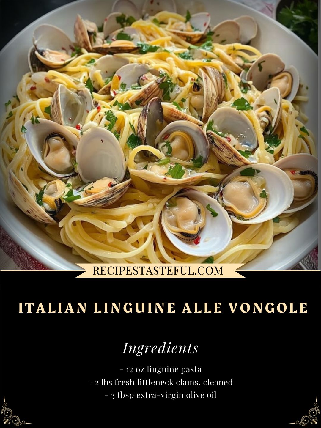 PASTA VONGOLE 🍝🐚 This is my all-time favourite pasta dish… and